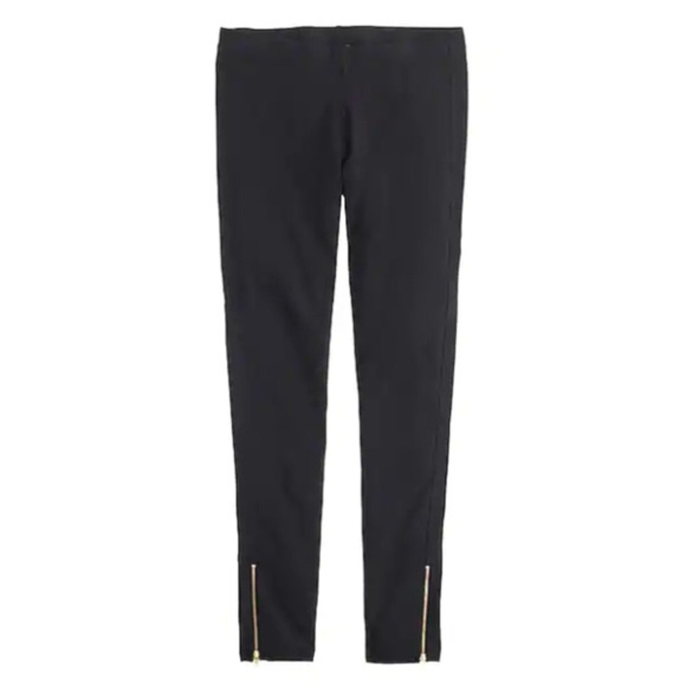 XS Cloth & Stone Ankle Zipping Knit Black Leggings